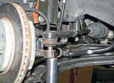 Замена рулевого наконечника и снятие рулевой тяги Шевроле Лачетти
