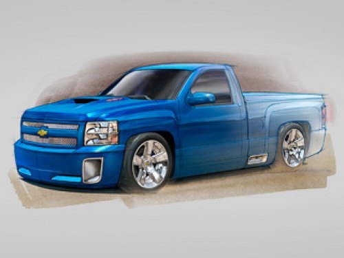 Под капотом этого Chevy Silverado спрятался мотор от «заряженной» версии Corvette Z06.