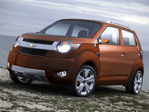 Фирменный «крест» Chevrolet на этом автомобильчике не более чем фикция. Концепт Trax целиком и…