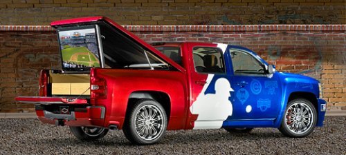 Среди них есть откровенно глуповатые экземпляры, вроде Chevrolet Major League Baseball Silverado.…