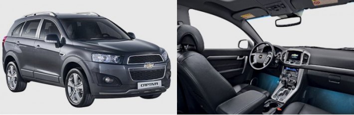 На этих снимках кроссовер Chevrolet Captiva, предназначенный для рынка Кореи.