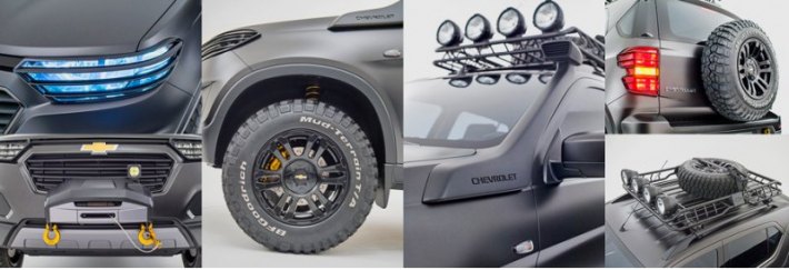 Концепт Chevrolet Niva интересен мелкими деталями — резкими гранями, оптикой с решетками.…