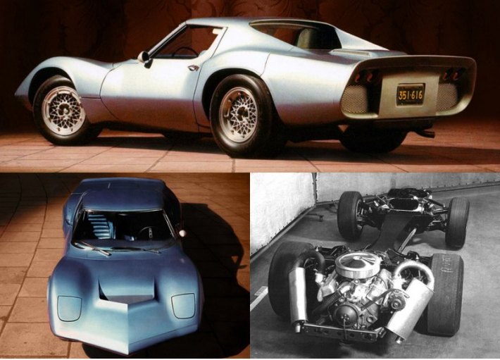 Еще в истории Корвета был такой казус: экспериментальный Chevrolet Corvette XP-819 Rear Engine…