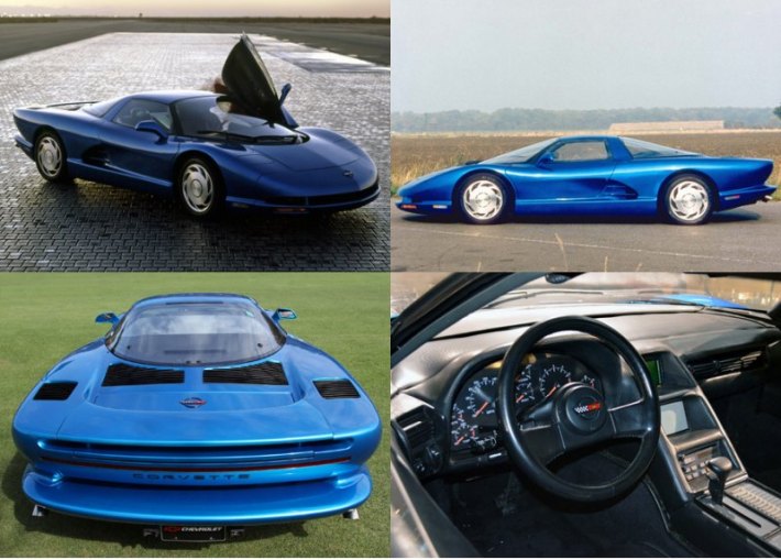 Купе Corvette CERV III (1990 год) для своего времени было тоже весьма интересным. Панели кузова из…