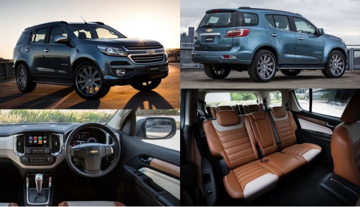 В салоне модели Chevrolet Trailblazer — новая передняя панель.