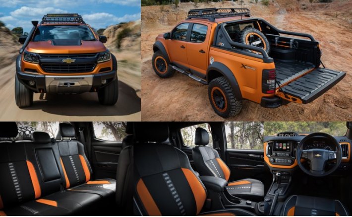 Прототип Chevrolet Colorado снарядили для бездорожья. Шоу-кар обут в специальные шины для покорения…