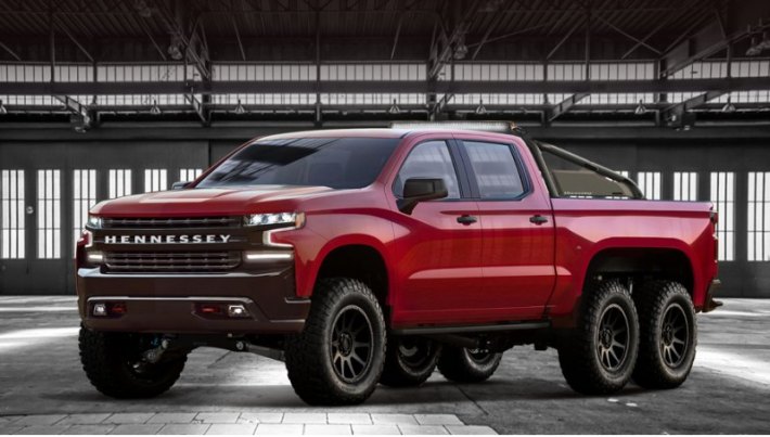Спутать Голиафа с обычным Silverado невозможно, но всё же ателье Hennessey добавляет своё название,…