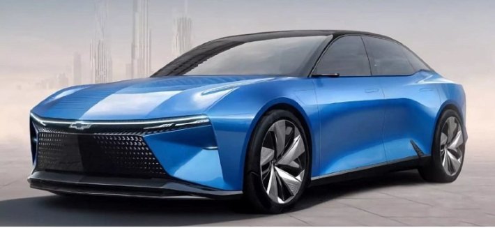Компания General Motors представила концепт первого электрифицированного седана Chevrolet
