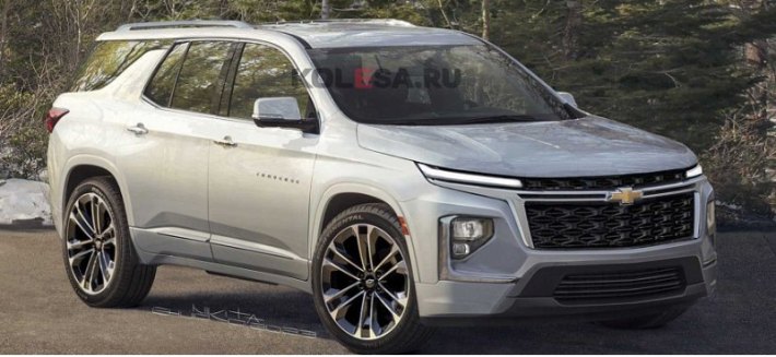 Chevrolet Traverse 2024 года следующего поколения впервые засветился на шпионских фотографиях