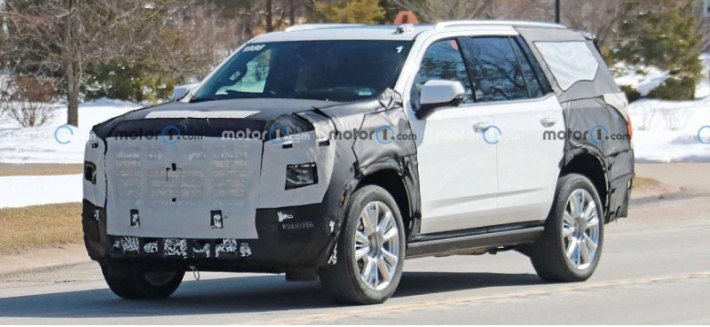 На тестах замечен обновленный Chevrolet Tahoe в эксклюзивном исполнении High Country
