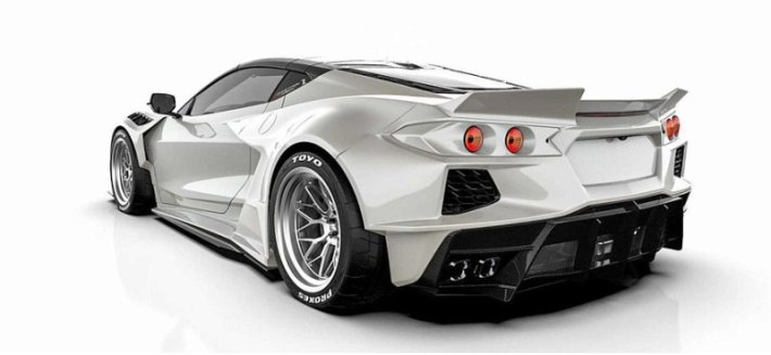 Тюнер Competition Carbon подарил C8 Chevrolet Corvette необычные задние фонари круглой формы