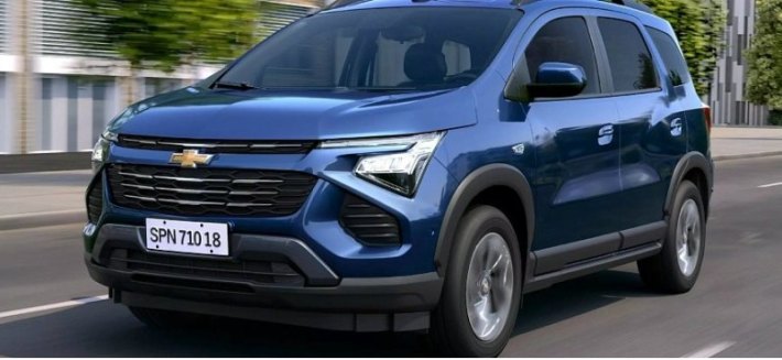 Обновленный кроссовер Chevrolet Spin 2025 анонсирован для Бразилии