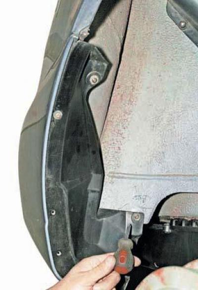 Как заменить передний бампер на ланосе Removing the rear bumper (Chevrolet Lanos T150 2002-2009: Body: Repair of body e