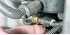 Removal the coolant temperature sensor