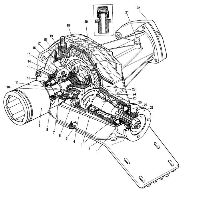 Как снять дифференциал передний мост нива Front axle assembly (Chevrolet Niva 1 2002-2016: Transmission: Front axle)