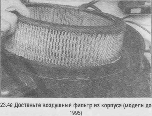 4. На мадэлях TBI дастаньце фільтруючы элемент з корпуса (глядзіце фатаграфію). На мадэлях SFI,…