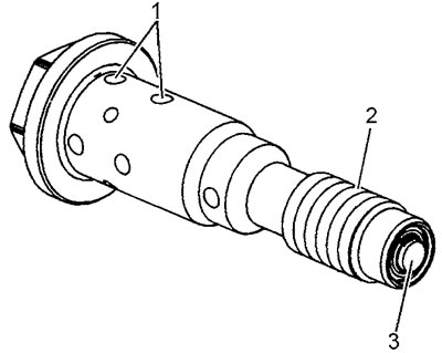 3. При ремонте двигателя вне автомобиля осмотрите снятый клапан. Оцените степень чистоты отверстий…