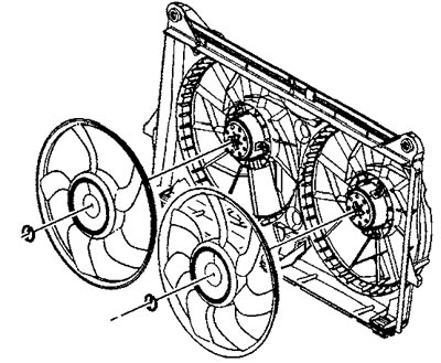 3. Távolítsa el a ventilátorlapátokat.