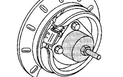 3. Редуктор 9,5 дюймов: с помощью съемника удалите сальник и подшипник.