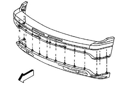 4. Плоской отверткой ослабьте центральные шпильки фиксаторов дефлектора.