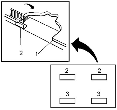 10. Установите стекло, при необходимости подберите проставки для выравнивания стекла с панелями…