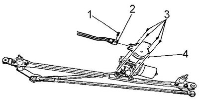 6. Odstráňte držiak (1) z káblového konektora.