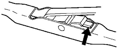 4. Stlačte západku.