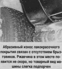 Абразивный износ лакокрасочного покрытия