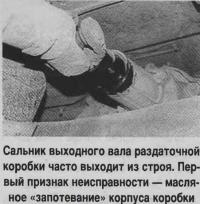 Сальник выходного вала раздаточной коробки